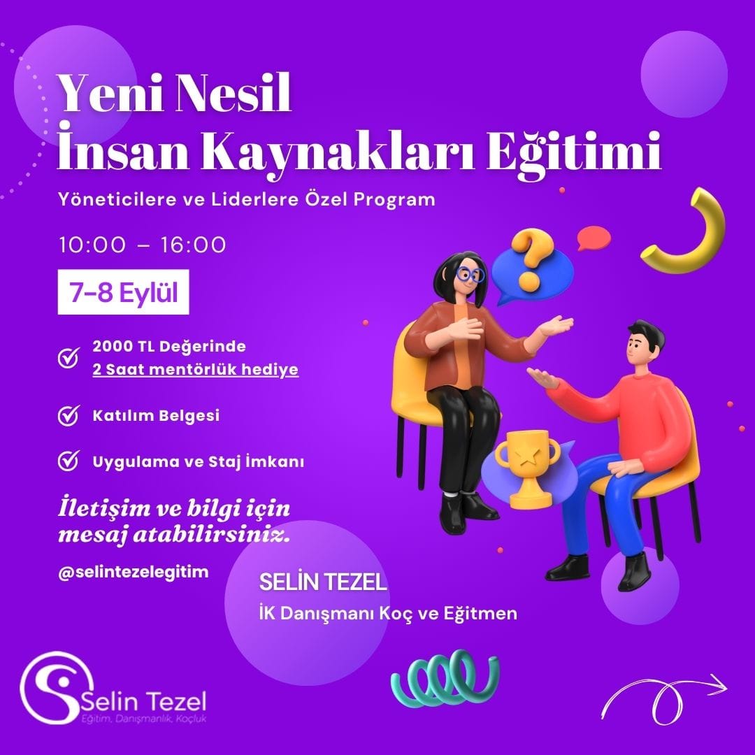 Yeni Nesil İnsan Kaynakları Eğitimi – Eylül Ayı 