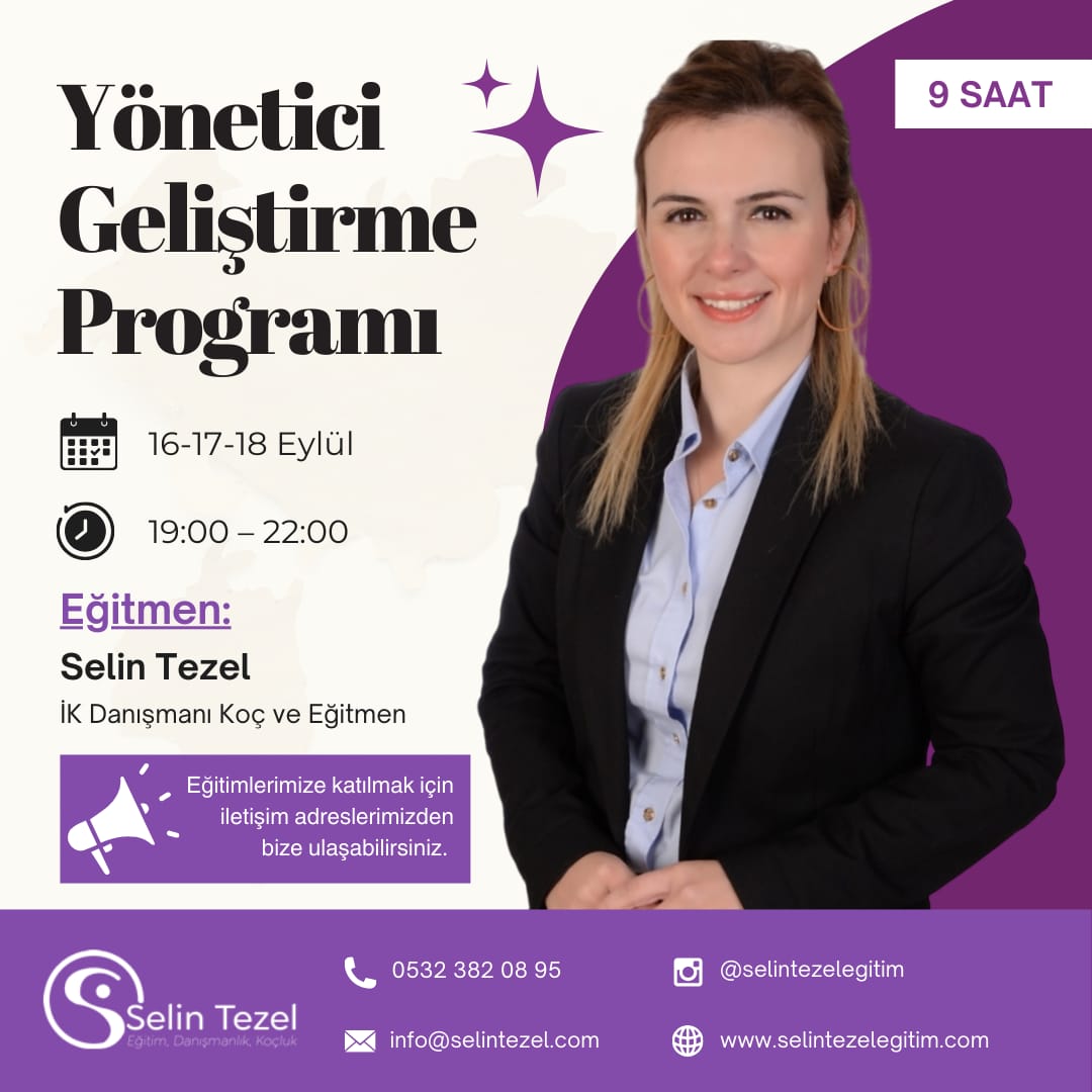 Yönetici Geliştirme Programı Başlıyor!