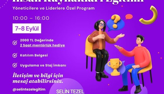 Yeni Nesil İnsan Kaynakları Eğitimi – Eylül Ayı 