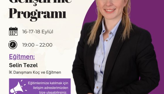 Yönetici Geliştirme Programı Başlıyor!